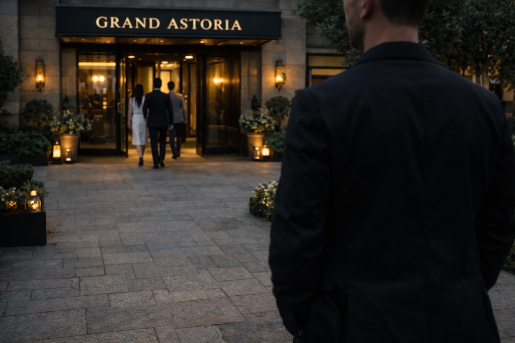 Sécurité professionnelle – arrivée discrète à l'hôtel